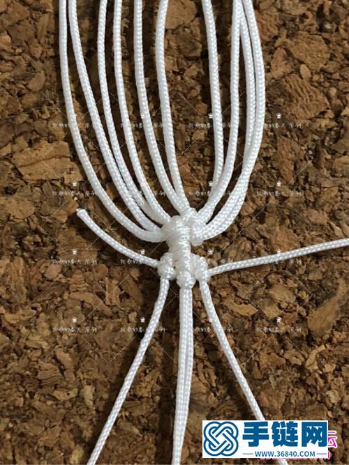 圣誕雪花階梯小掛件飾品的詳細制作圖解