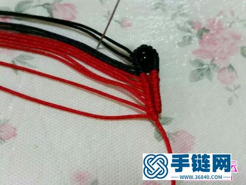 中國結蝴蝶胸針的編制方法步驟