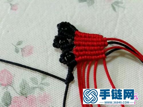 中國結蝴蝶胸針的編制方法步驟