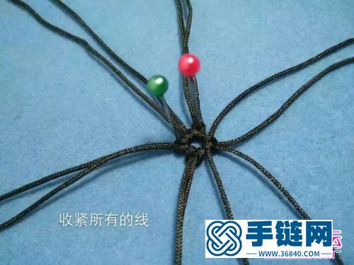 玉線心如磐石杯墊或坐墊的詳細制作步驟圖