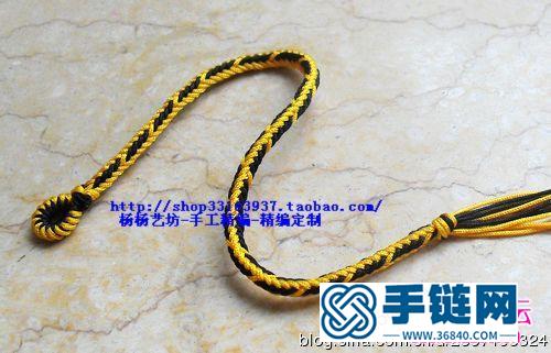 四面佛十股辮手鏈的編法