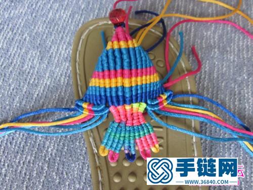 一步步教你熱帶天使魚拖鞋的詳細編制教程