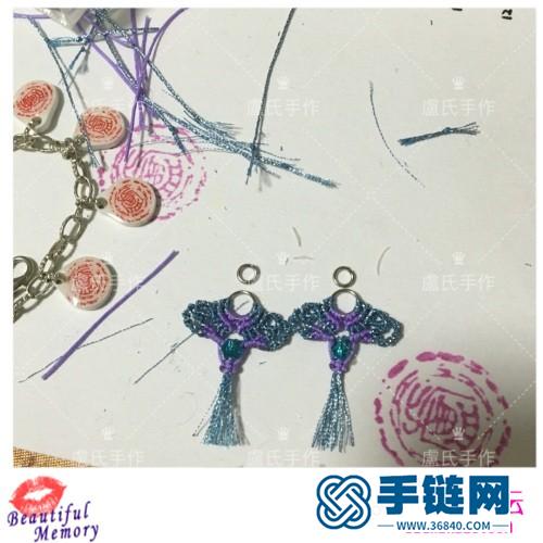 玉線編織迷你耳環(huán)