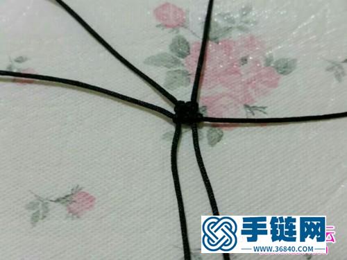 中國結蝴蝶胸針的編制方法步驟