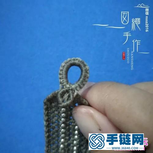 南美扁蠟線編制的男款超寬包石手繩的詳細教程