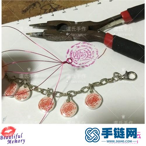 結繩與繞線結合的迷你耳環的詳細制作教程