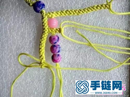 繩編招財小算盤的方法
