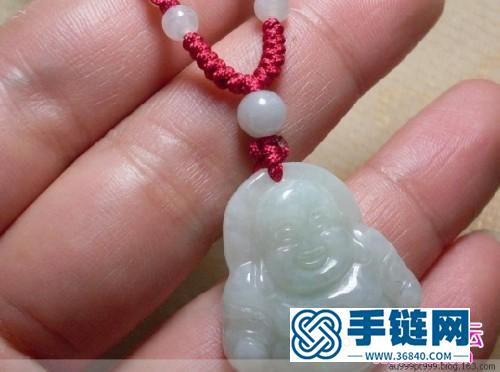 玉墜掛繩打結方法圖（詳細步驟）