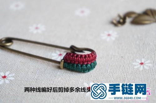 森女范兒胸針的制作方法