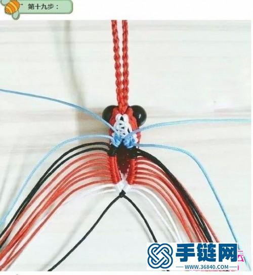 繩編金魚流蘇掛飾的詳細制作圖解