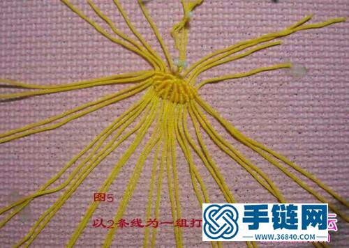 中國結制作的香水百合花教程
