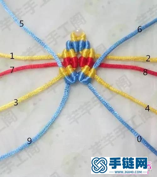 無敵幸運星掛飾的編織教程