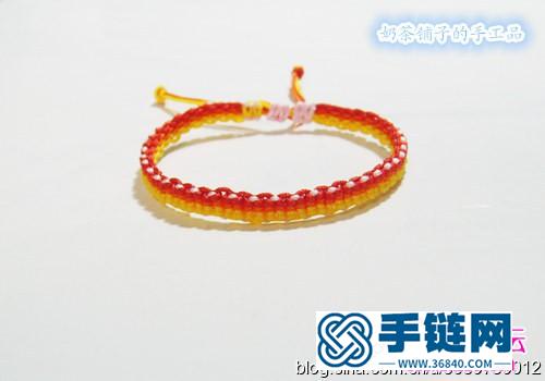 同心結戒指和多彩手鏈的制作方法