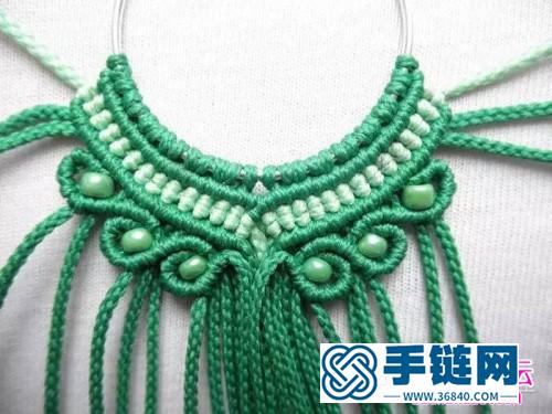 生機盎然的斜卷結耳飾的制作方法