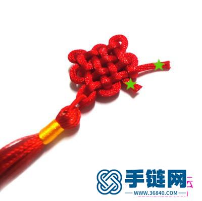 中國結編結喜慶婚禮吉祥耳飾圖解