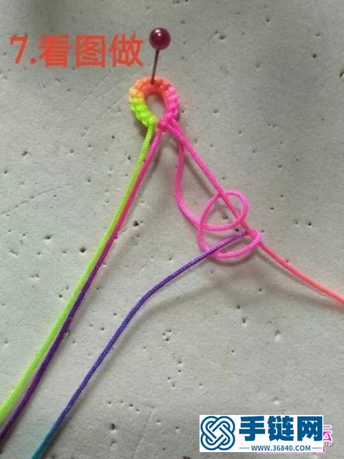 玉線心形手鏈的詳細制作圖解