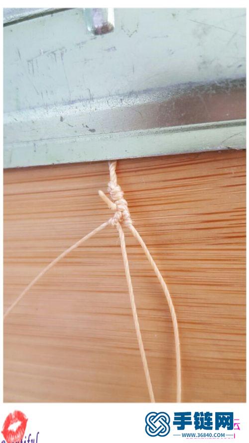 繩編鈴蘭項鏈吊墜的制作方法