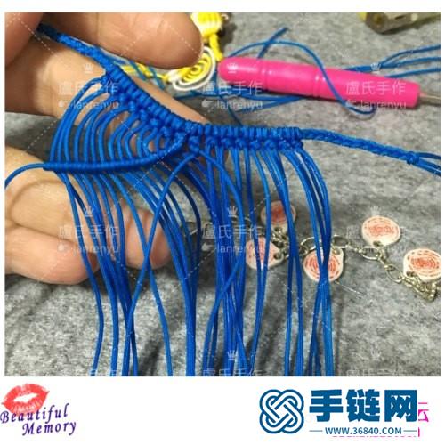 用繩編四分娃娃比基尼小短褲的詳細方法