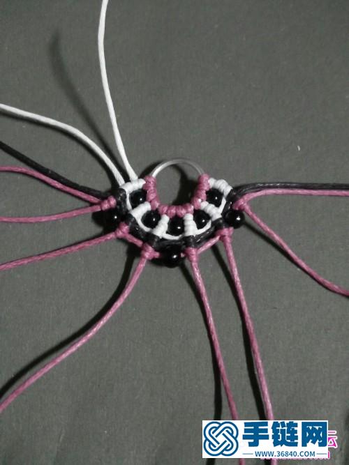 小扇子耳環的制作方法