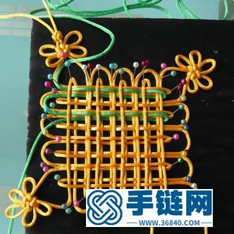 中國結制作套色掛飾的方法教程