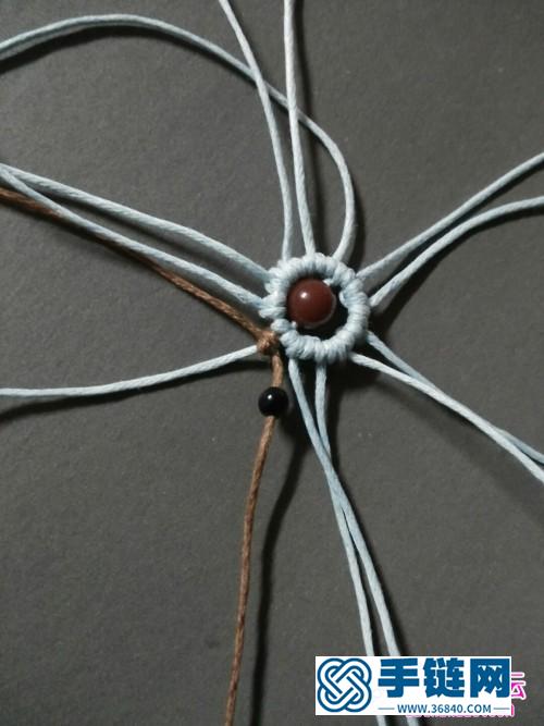 串珠偶緣耳環的制作方法