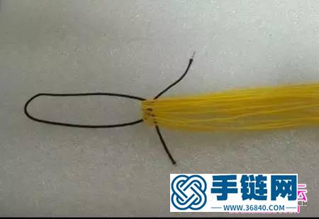 中國結編織豐收的麥穗小掛飾圖解
