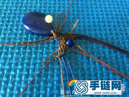 繩編掛石吊墜項鏈的詳細編制教程