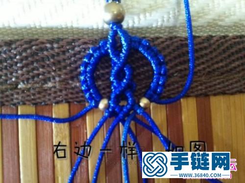 繩編耳墜方法圖解