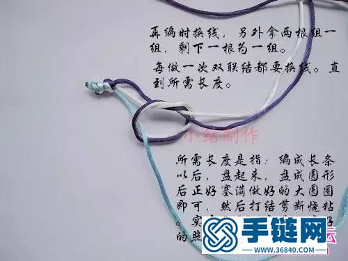 中國結編織的大眼娃娃吊飾圖解