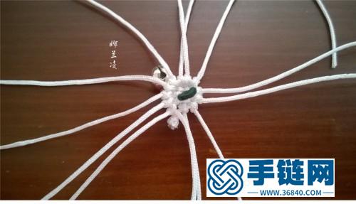 中國結制作鈴蘭花的方法圖片