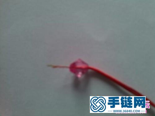 七彩手鏈的制作