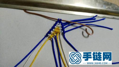 中國結(jié)編織的蝴蝶胸針圖片，有編法教程