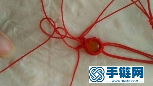 中國結制作小小包石戒指教程