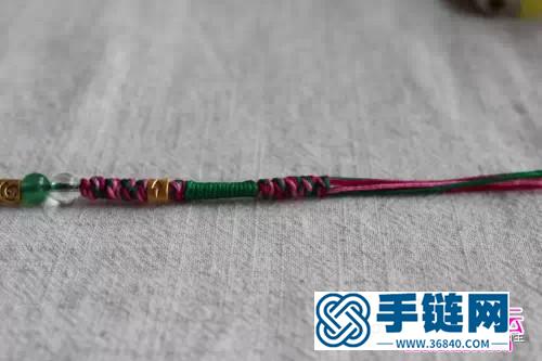 中國結編織春枝手繩方法圖解