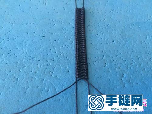 南美圓蠟線制作包水晶的項鏈教程