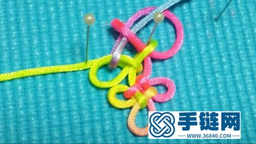 中國結繩編蝴蝶掛飾的方法