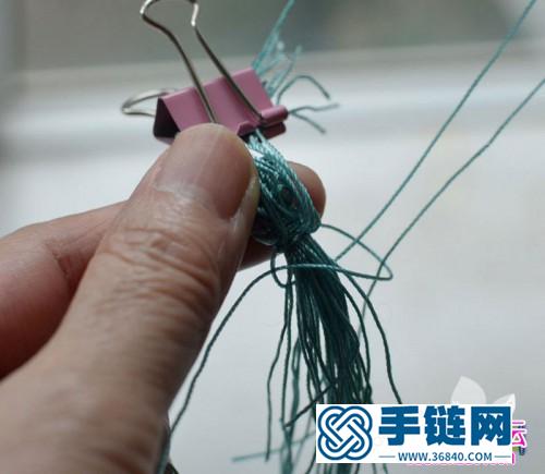玉線編制活靈活現小蝦的詳細教程
