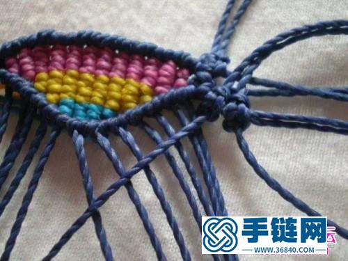 中國結編織蝴蝶的方法圖解