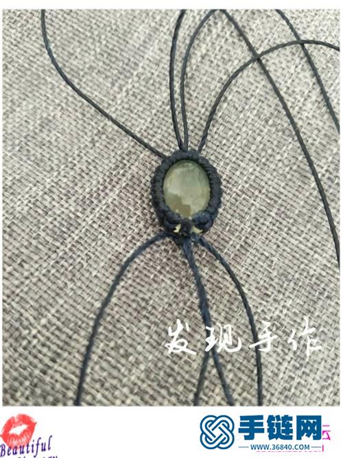編繩葡萄晶石戒指的制作