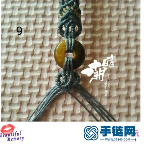 平安扣手鏈的編織方法