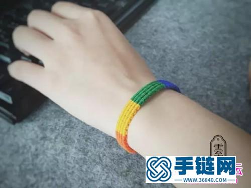 繩編繽紛手的繩制作步驟圖