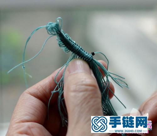 玉線編制活靈活現小蝦的詳細教程