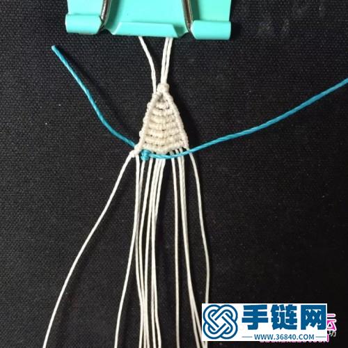 藍妹妹小矮人繩編掛飾的詳細制作方法