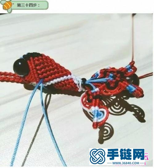 繩編金魚流蘇掛飾的詳細制作圖解