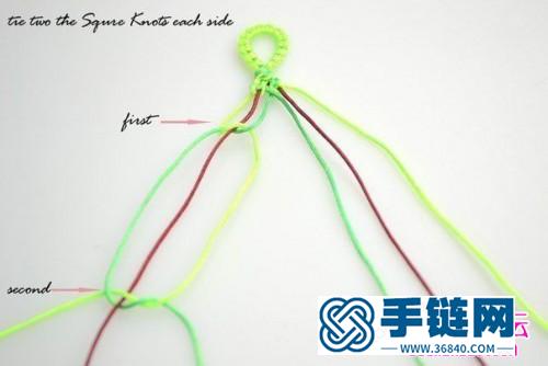 三款繩結手鏈的編法
