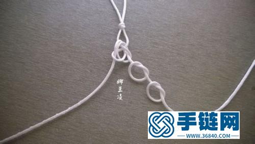 中國結掛飾之桃花掛飾編法