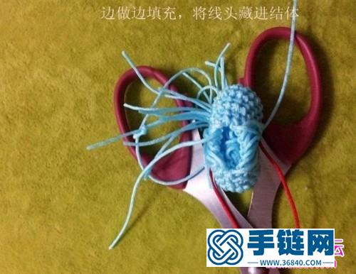 反卷結編心教程，中國結心形編法圖解