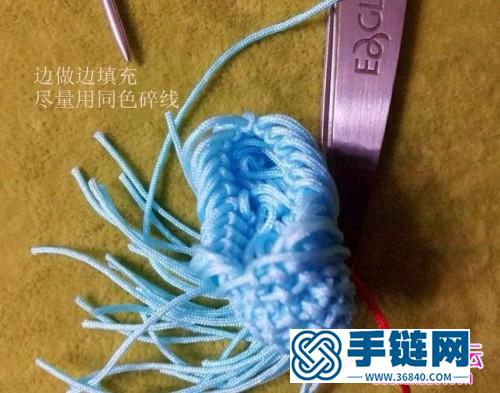 反卷結編心教程，中國結心形編法圖解