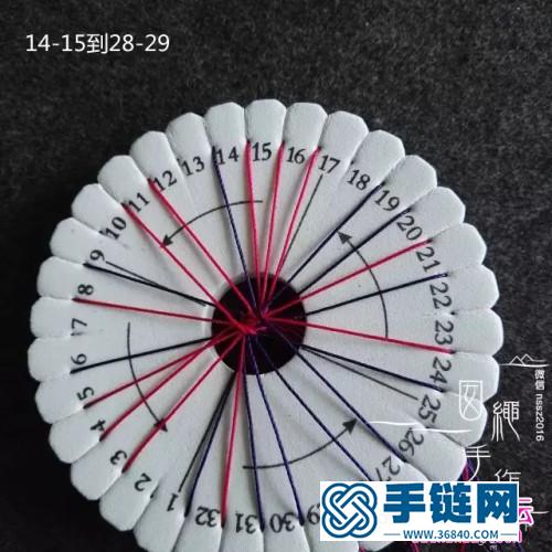 盤編手鐲的方法圖解