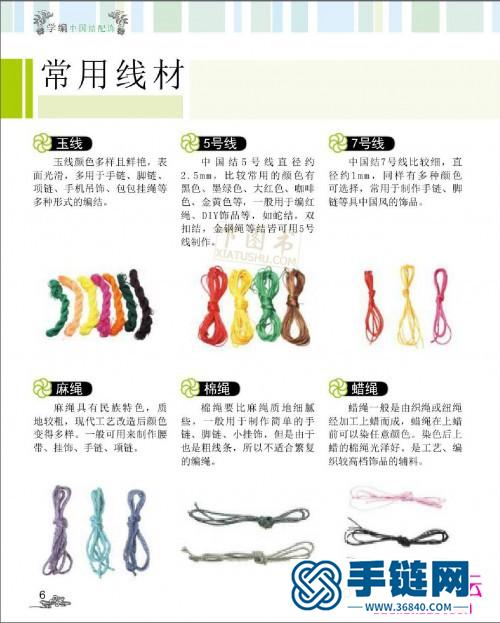 學編中國結配飾，各種簡單中國結的編法圖解（全書）